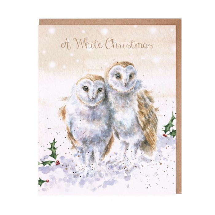 Wrendale Card 'A White Christmas'