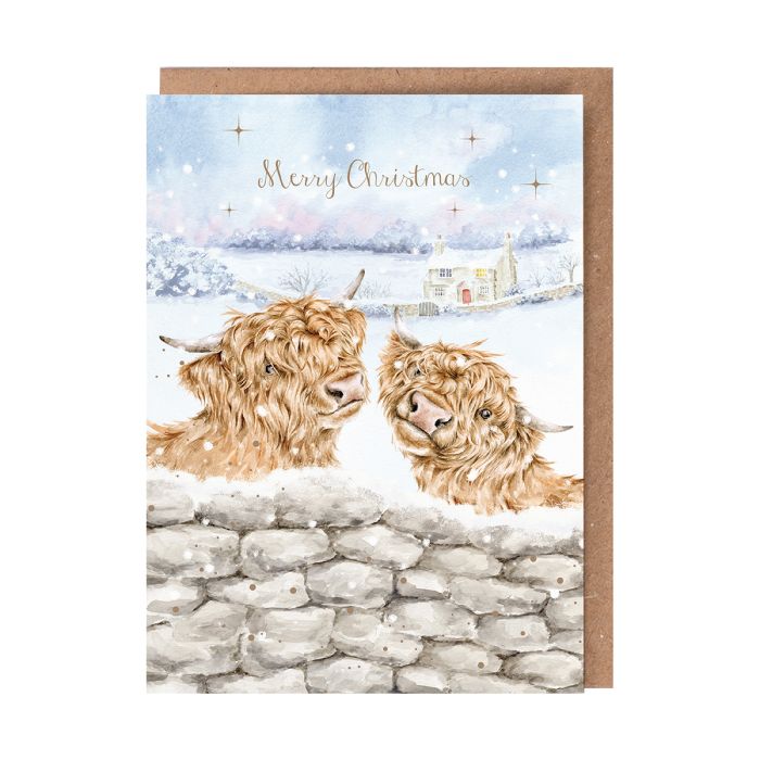 Wrendale Card  'Deck The Horns'