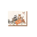 Wrendale Mini Card 'Thanksgiving Party'