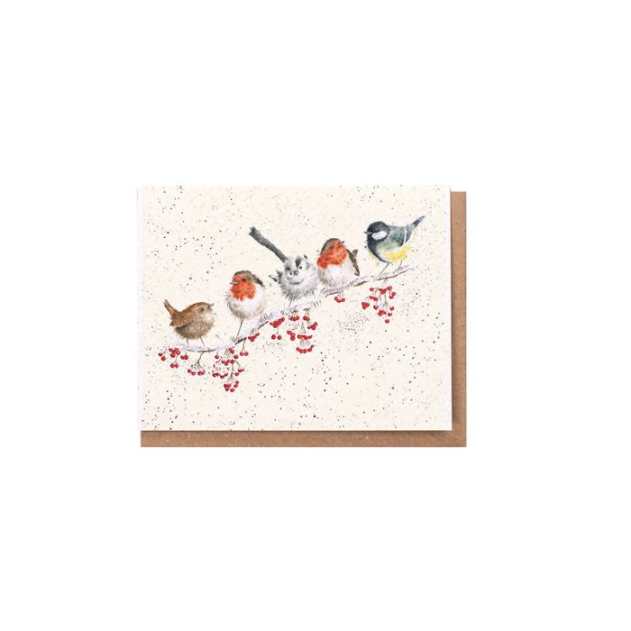 Wrendale Mini Card 'One Snowy Day'