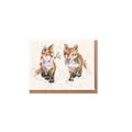 Wrendale Mini Card 'Glad Tidings We Bring'