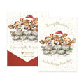 'Christmas Calves' Wrendale Card Pack