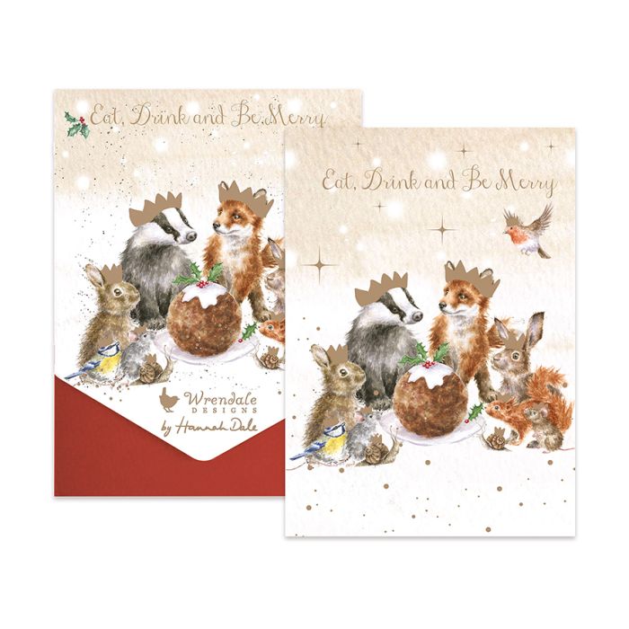 'The Christmas Party' Wrendale Card Set