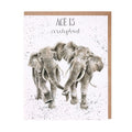 Wrendale Card 'Age is Irrelephant'