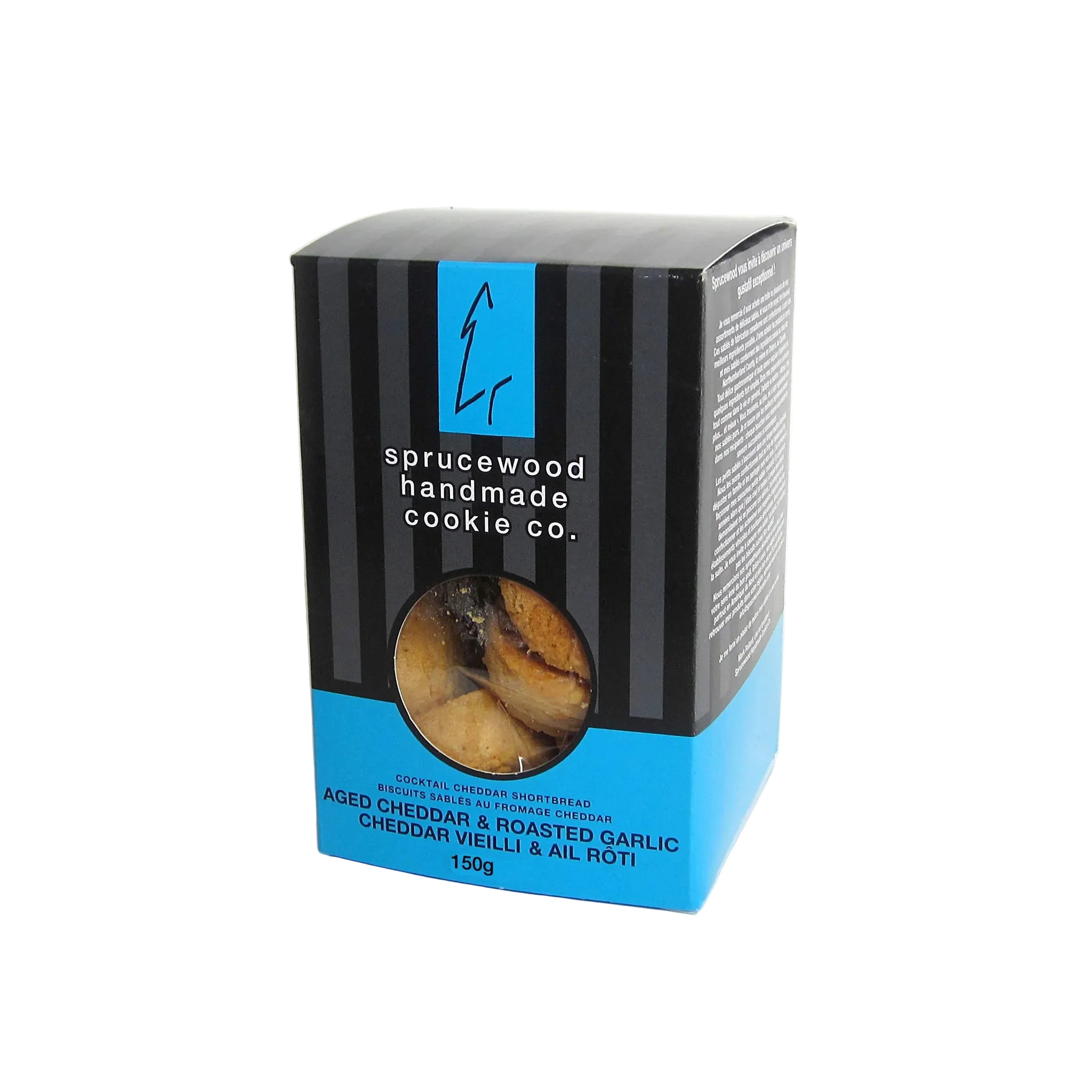 Aged Cheddar & Roasted Garlic Shortbread