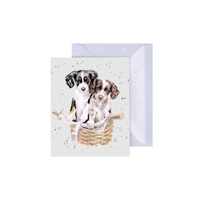 Wrendale Mini Card 'Pedals and Paws'