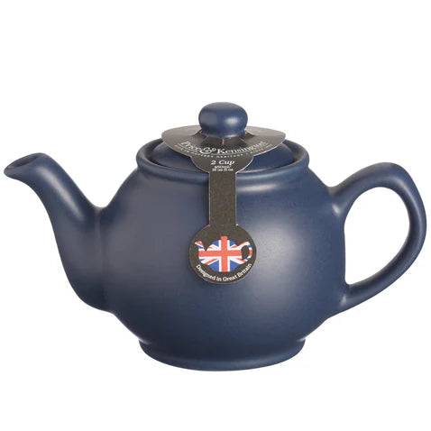 Matte Blue Teapot - 6 Cup