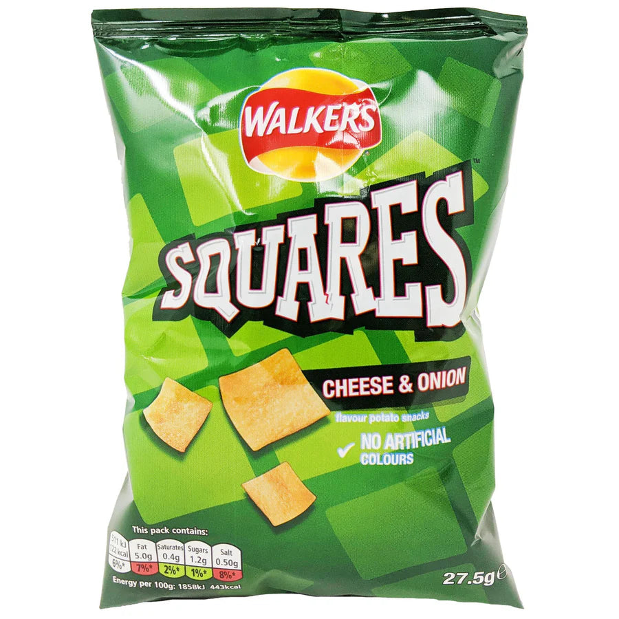 Walkers Cheese & Onion Squares