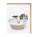 Wrendale Card 'Wash, Dry, Fold'