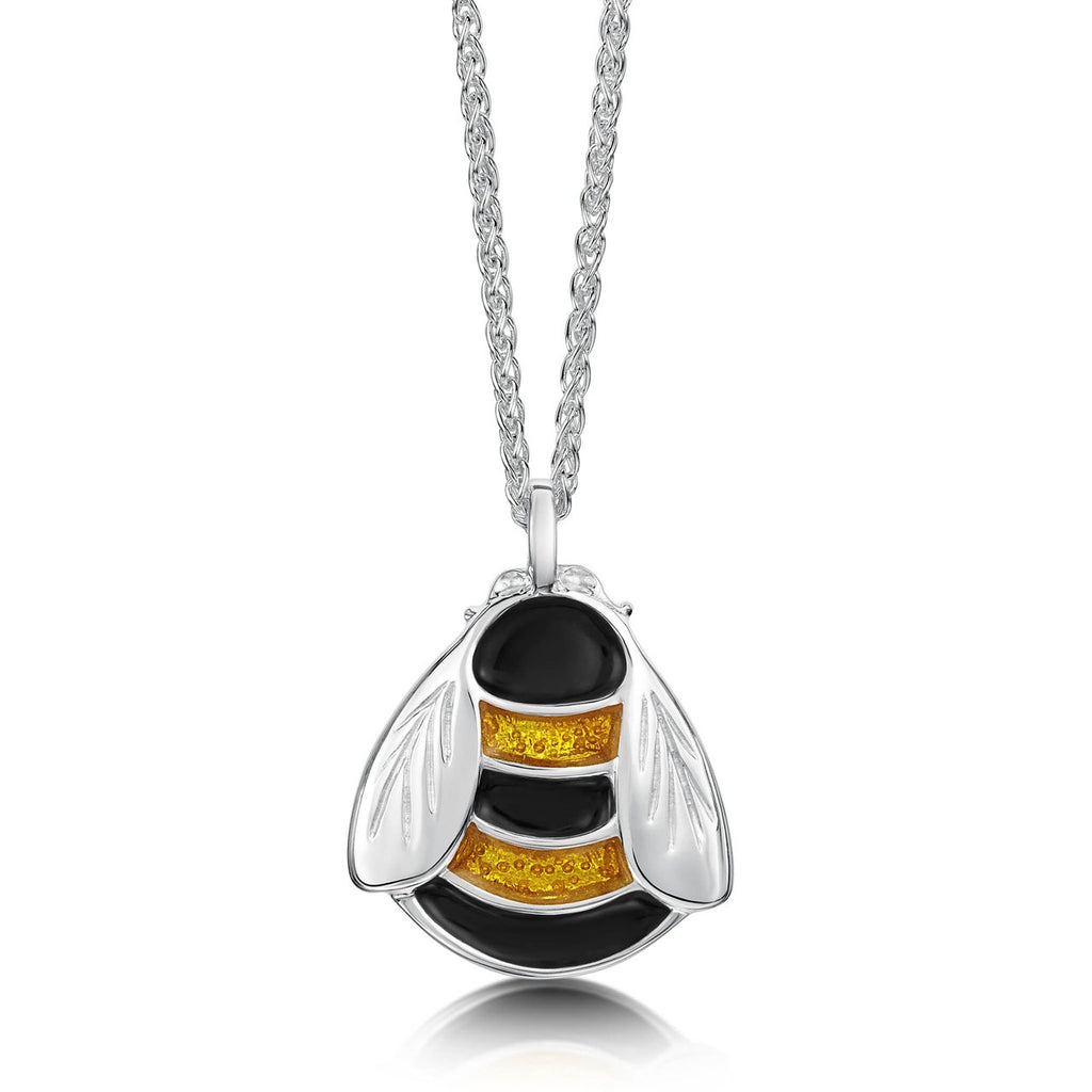 Bumblee Enamel Dress Pendant