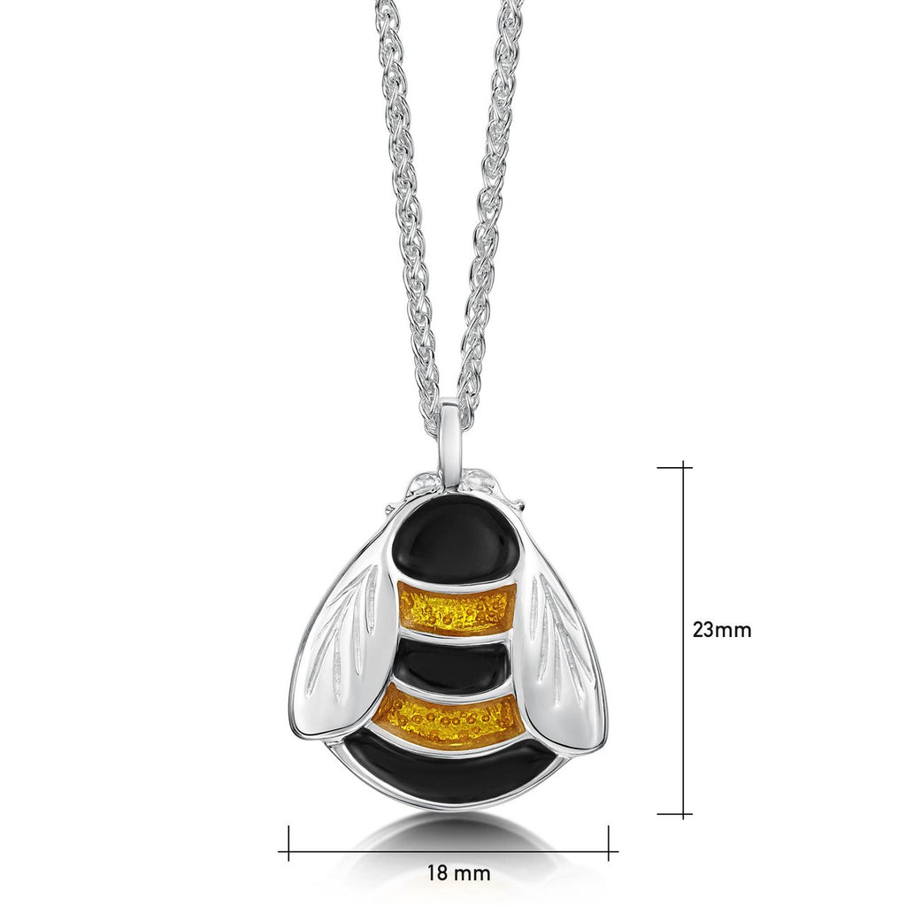 Bumblee Enamel Dress Pendant