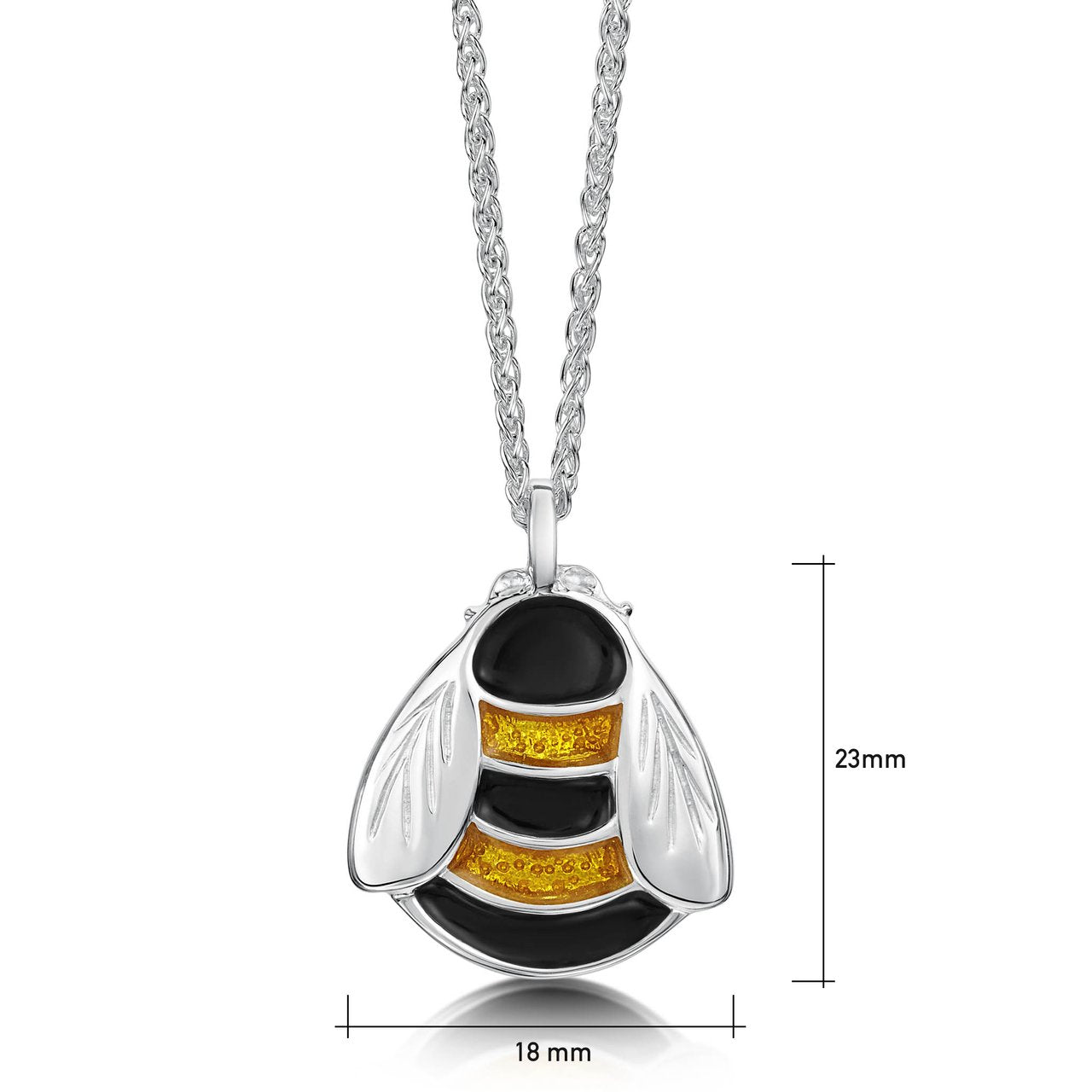 Bumblee Enamel Dress Pendant