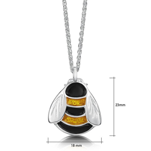 Bumblee Enamel Dress Pendant