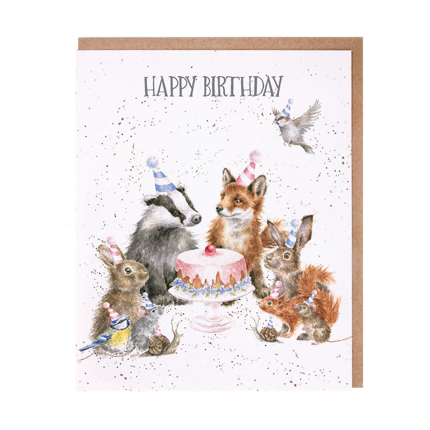 Wrendale Card 'Woodland Birthday Party'