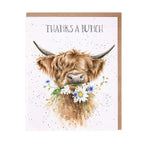 Wrendale Card 'Thanks A Bunch'