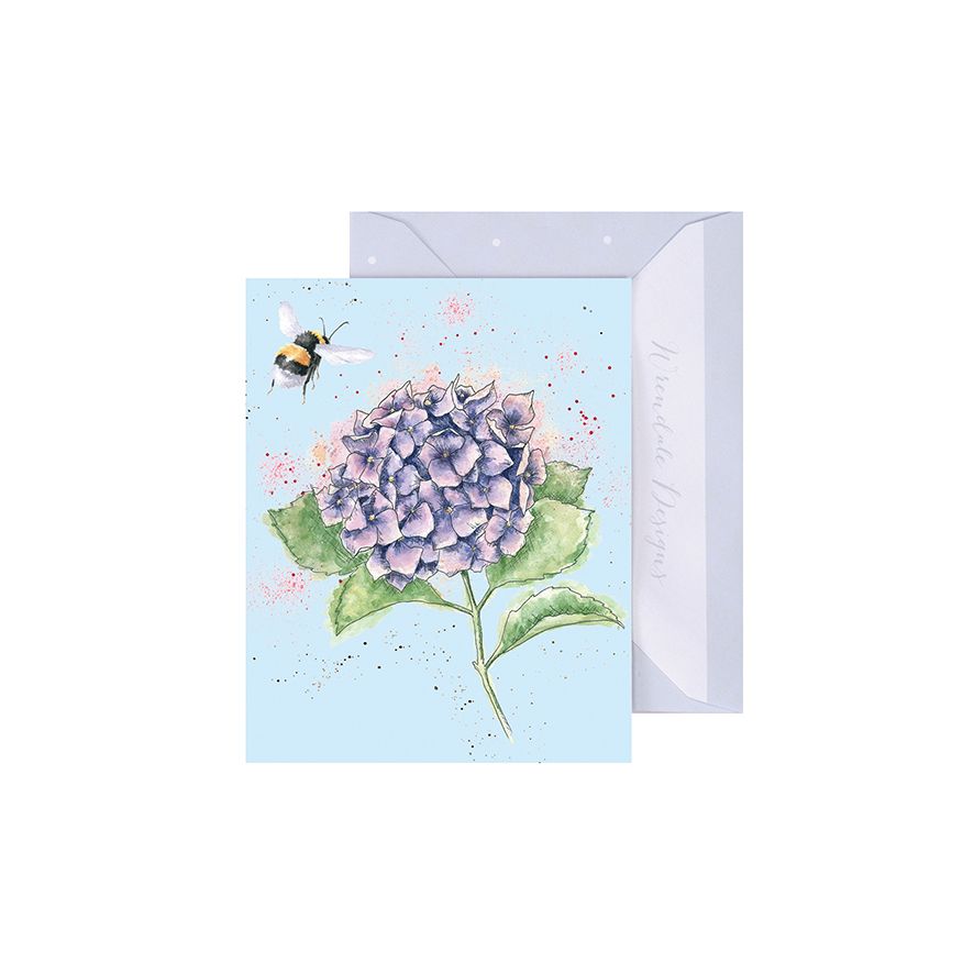 Wrendale Mini Card 'Hydrangea'