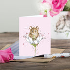 Wrendale Mini Card 'Oops a Daisy'