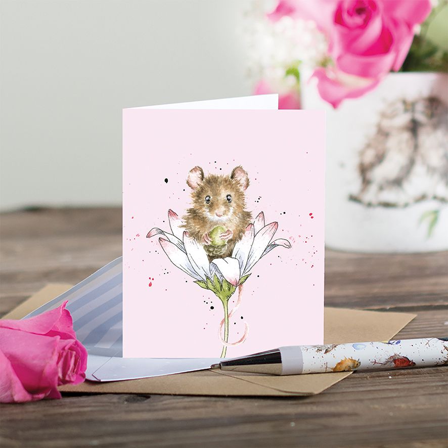 Wrendale Mini Card 'Oops a Daisy'