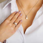 Shanore - Pearl Trinity Knot Pendant