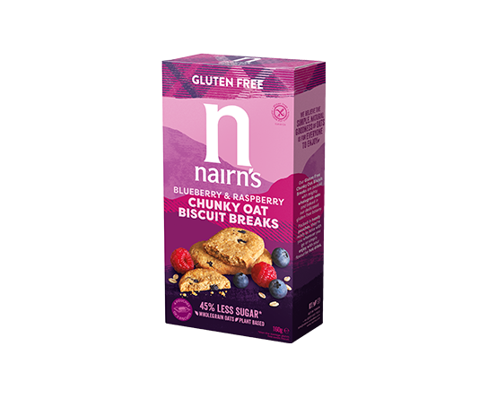 Nairn's Blueberry & Raspberry Chunky Oat Biscuits