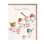 'One Snowy Day' Bird Wrendale Card