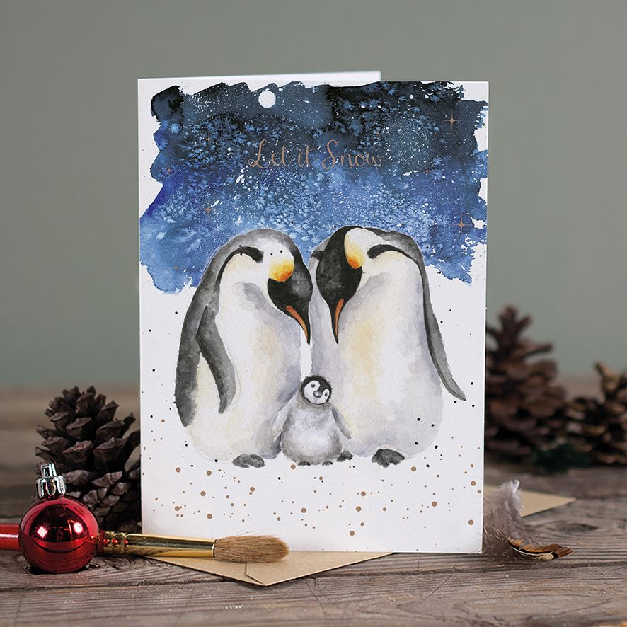 Wrendale Card 'A Family Christmas'