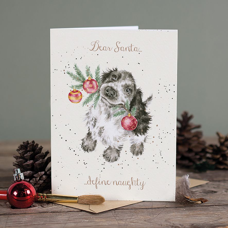 Wrendale Card 'Dear Santa…Define Naughty'