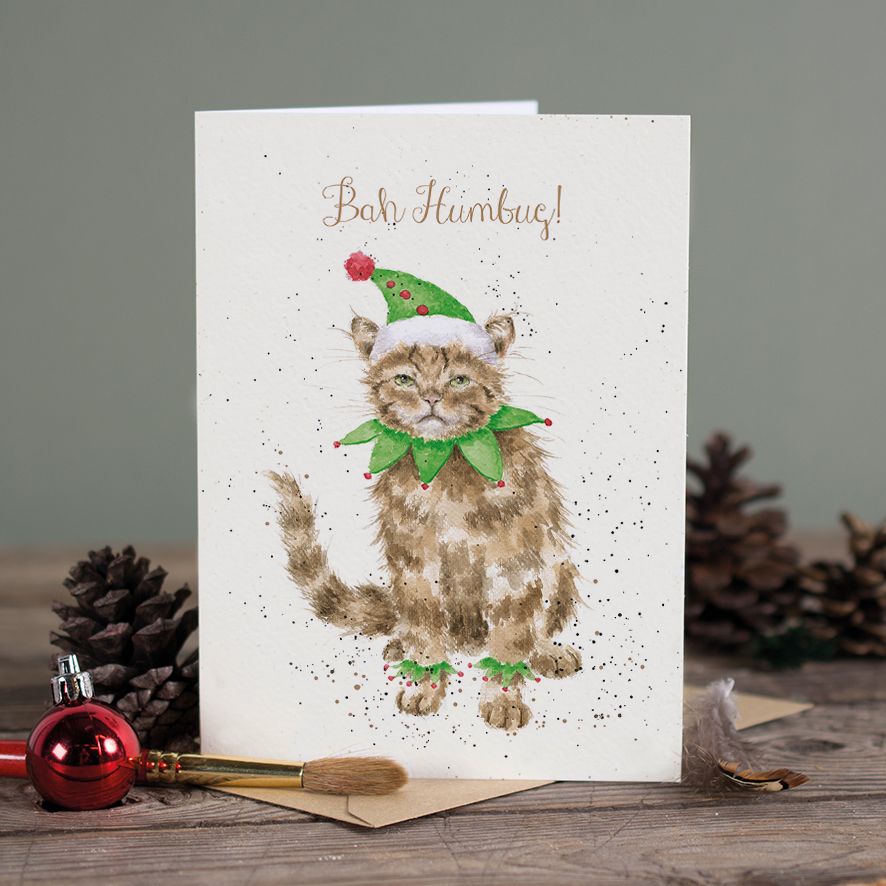 Wrendale Card 'Bah Humbug'
