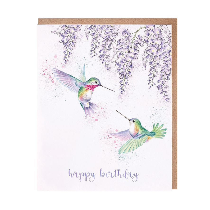 Wrendale Card 'Wisteria Wishes'
