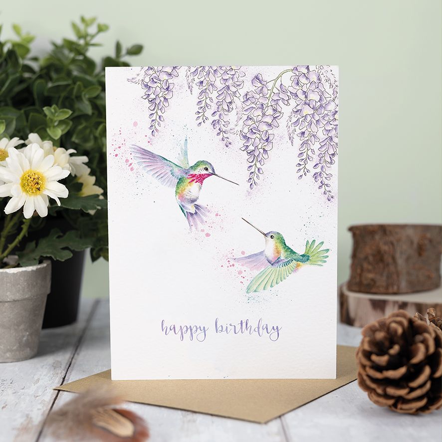 Wrendale Card 'Wisteria Wishes'