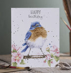 Wrendale Card 'The Bluebirds Song'