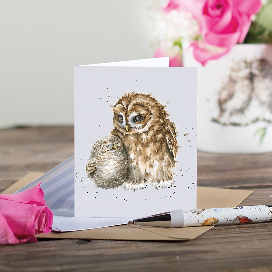 Wrendale Mini Card 'Owl Ways by Your Side'
