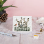 Wrendale Mini Card 'Hee Haw'
