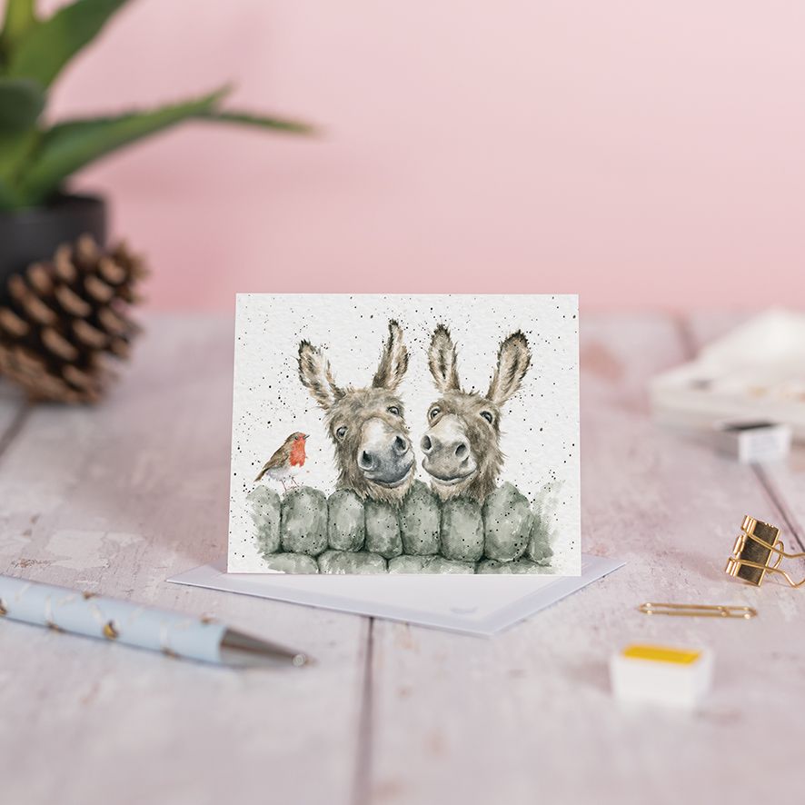 Wrendale Mini Card 'Hee Haw'