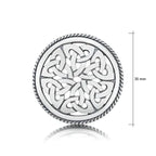 Book of Kells Brooch in Sterling Silver