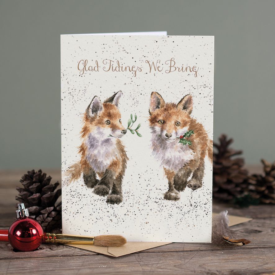 Wrendale Card 'Glad Tidings We Bring'