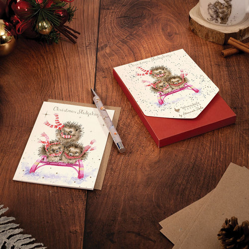 'Sledgehogs' Wrendale Card Pack