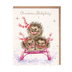 'Sledgehogs' Wrendale Card Pack