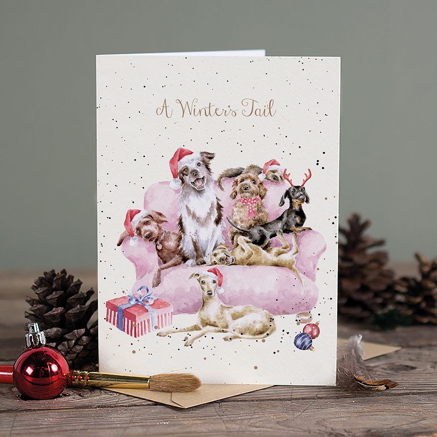 Wrendale Card 'A Winter's Tail'