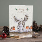 Wrendale Card 'The Christmas Donkey'