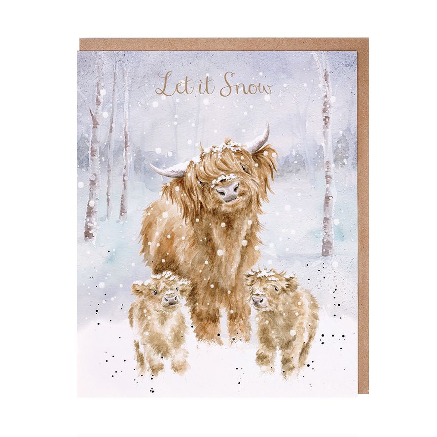 'Highland Christmas' Wrendale Card Set