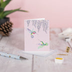 Wrendale Mini Card 'Wisteria Wishes'