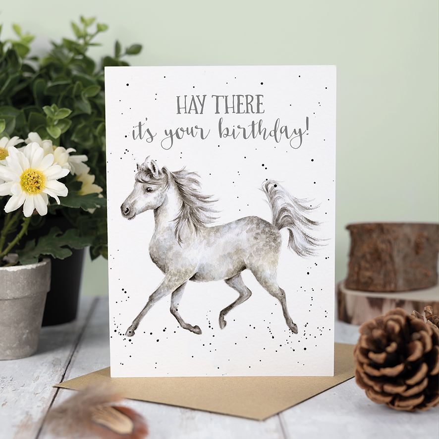 Wrendale Card 'Hay There'