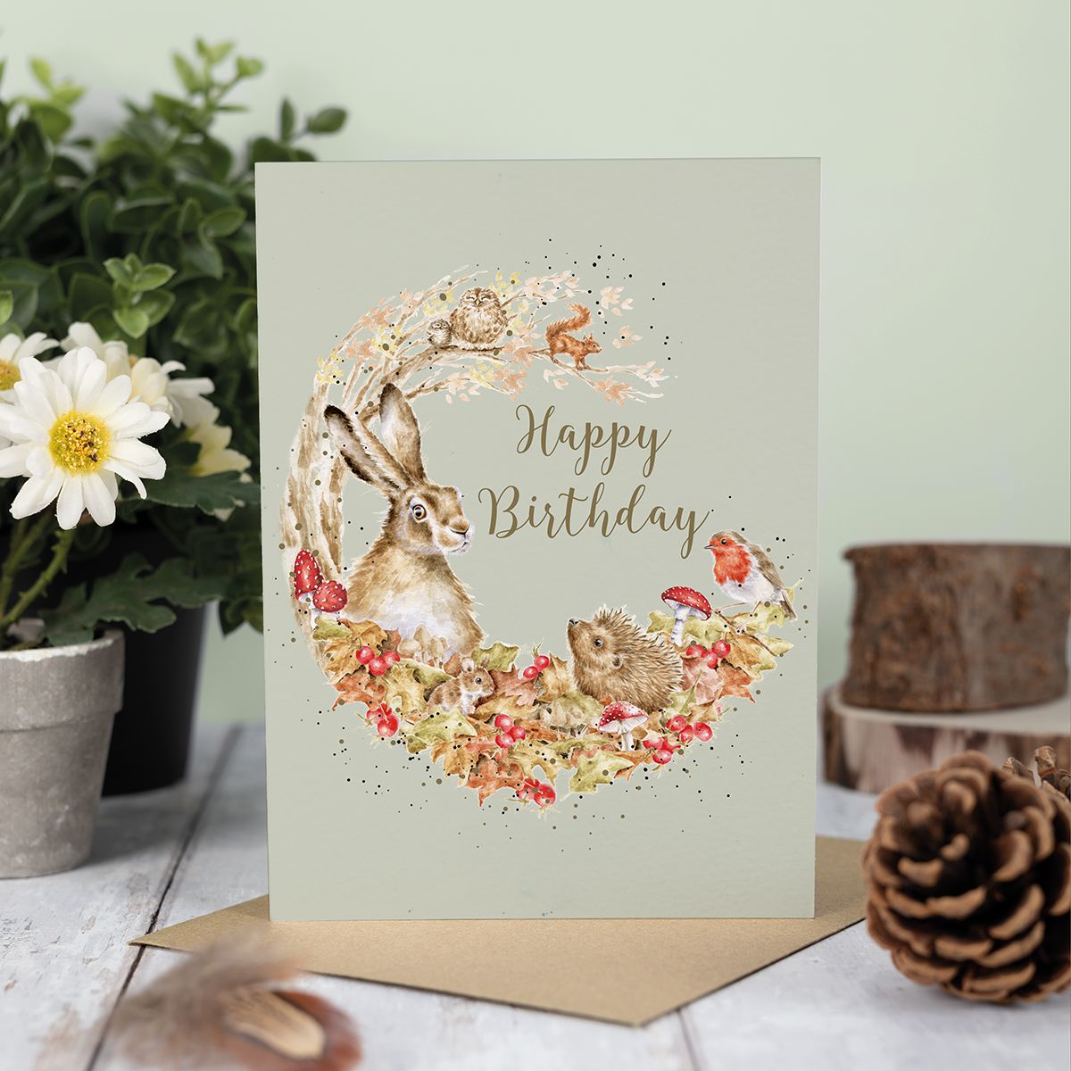 Wrendale Card 'Fungi Foray'