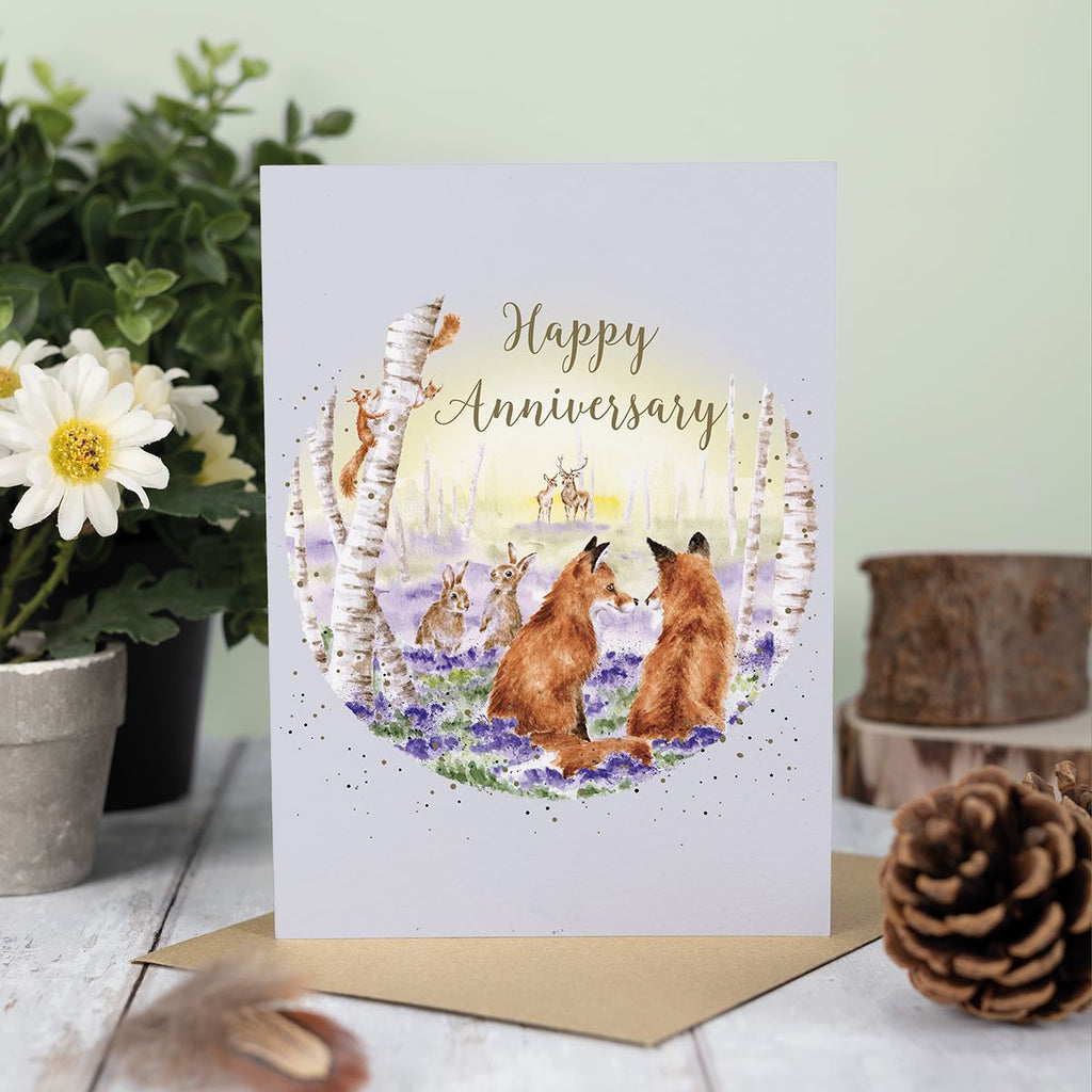 Wrendale Card 'Bluebell Woods'