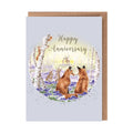 'Bluebell Woods' Fox Anniversary Card