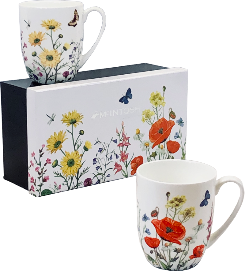 Wildflowers Mug Pair