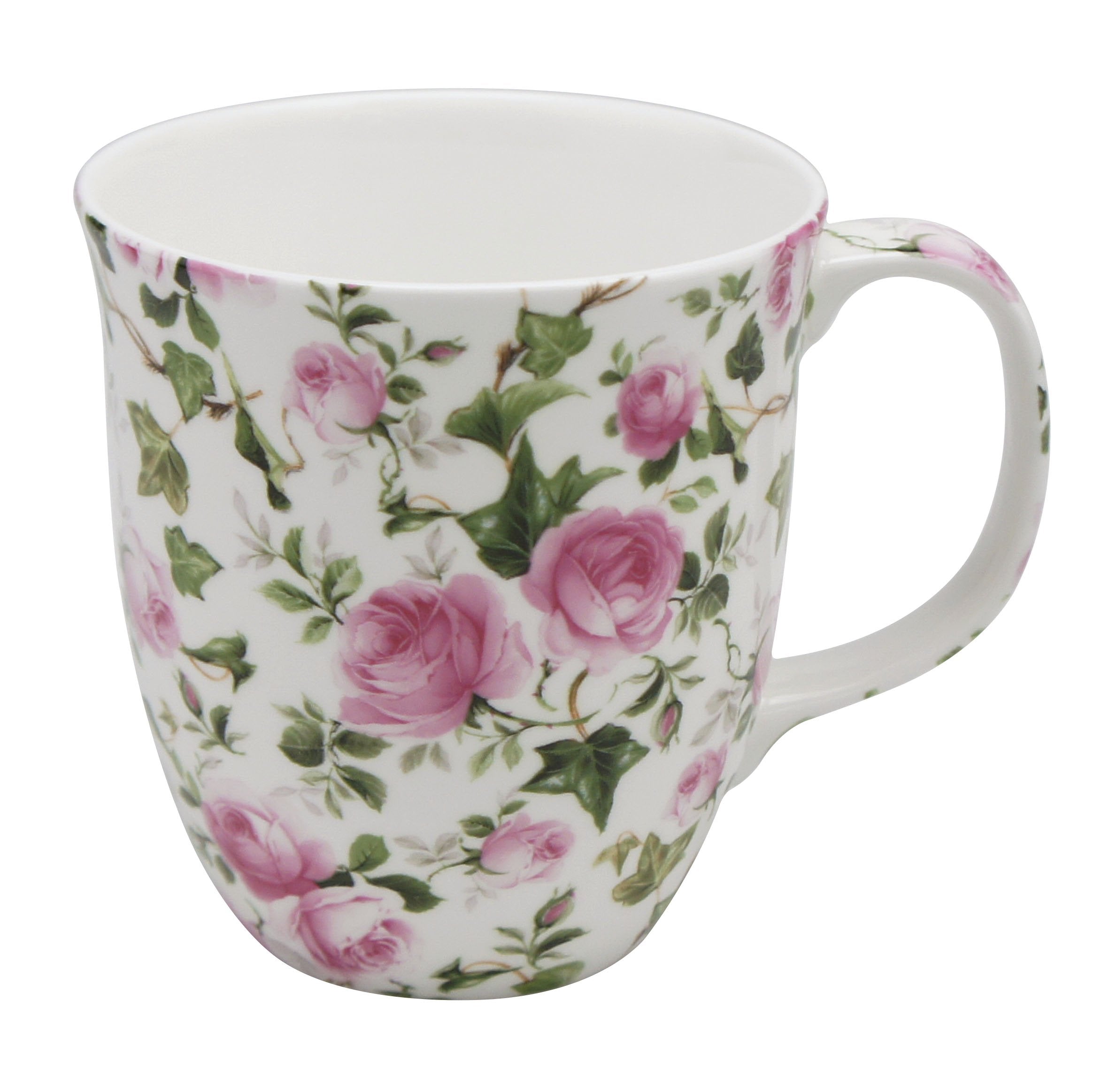 Pretty Chintzy Pink Roses Java Mug