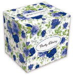 Pretty Chintzy Dark Blue Roses Java Mug