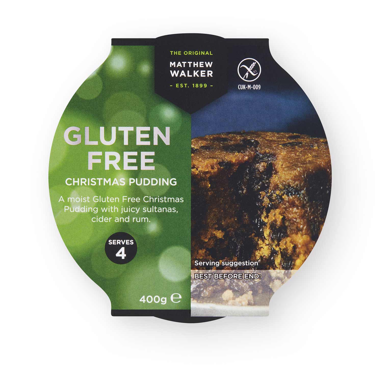 Matthew Walker Gluten Free Christmas Pudding